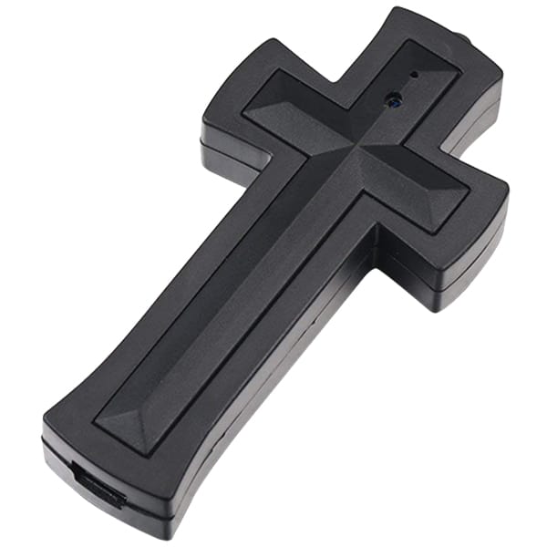 Black cross-shaped USB charger with a sleek, modern design. Perfect for discreet charging on the go.